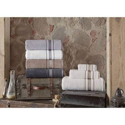 Enchasoft Turkish Cotton 4 Piece Bath Towel Set - 28'x54' Bath Towels