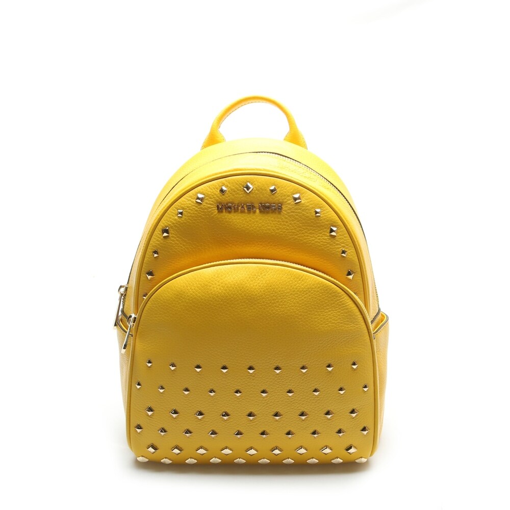 michael kors backpack yellow