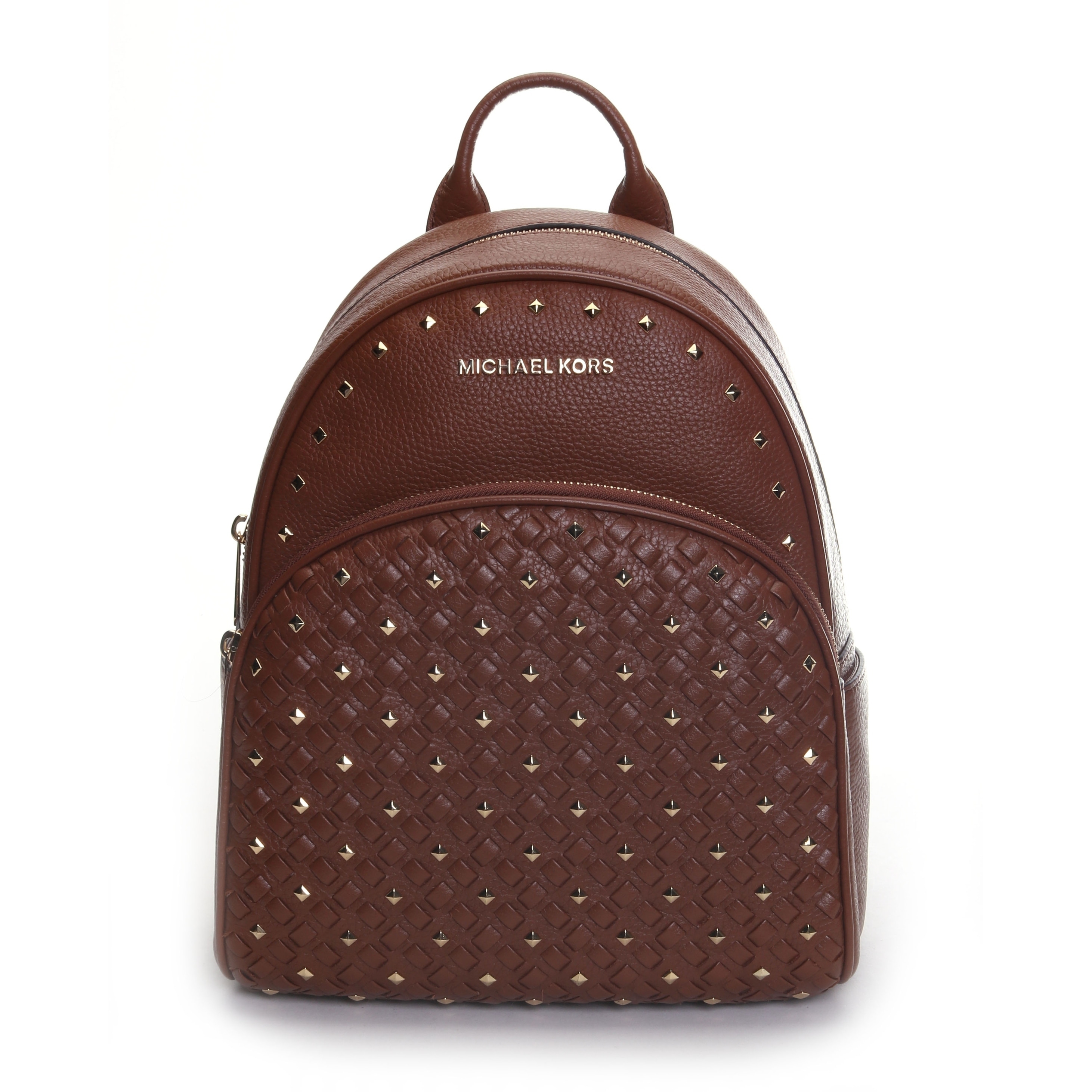 michael kors leather backpack womens