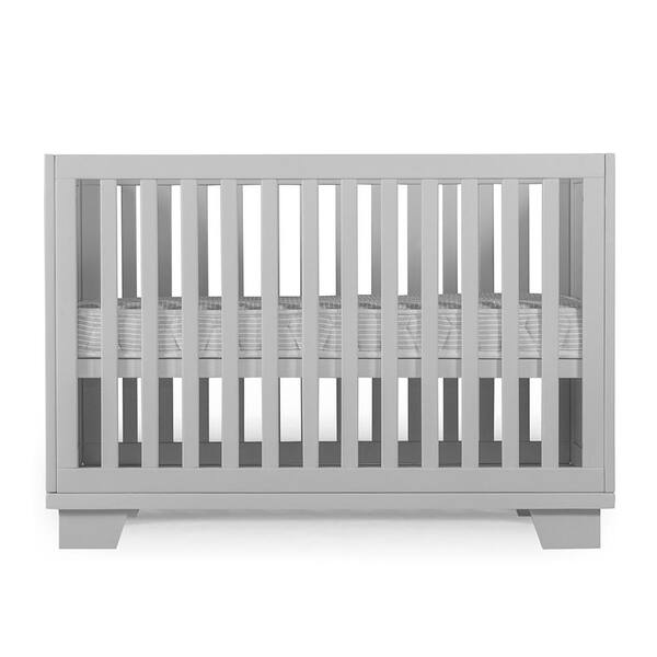 slide 2 of 5, Nesto Convertible Crib Adjustable Mattress Height/Includes Hardware - Grey - N/A