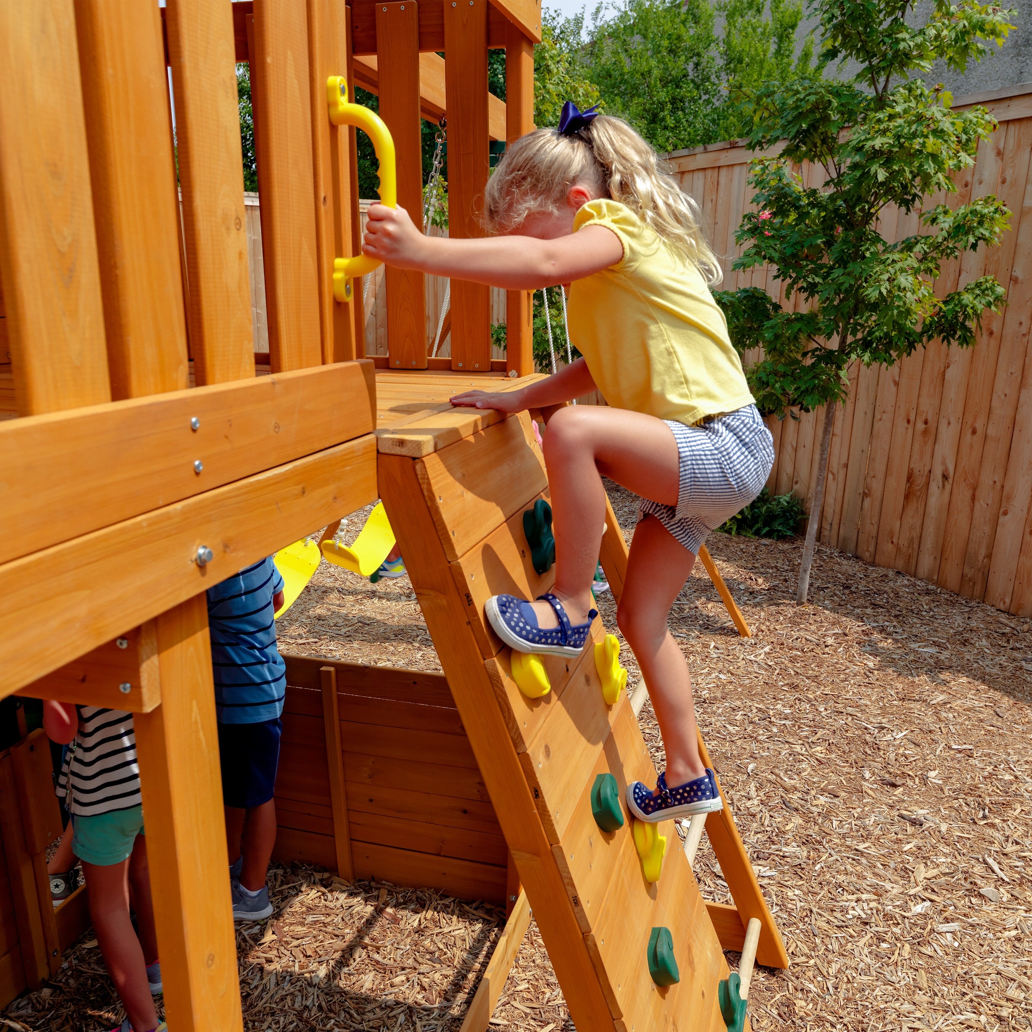 ashberry wooden swing set