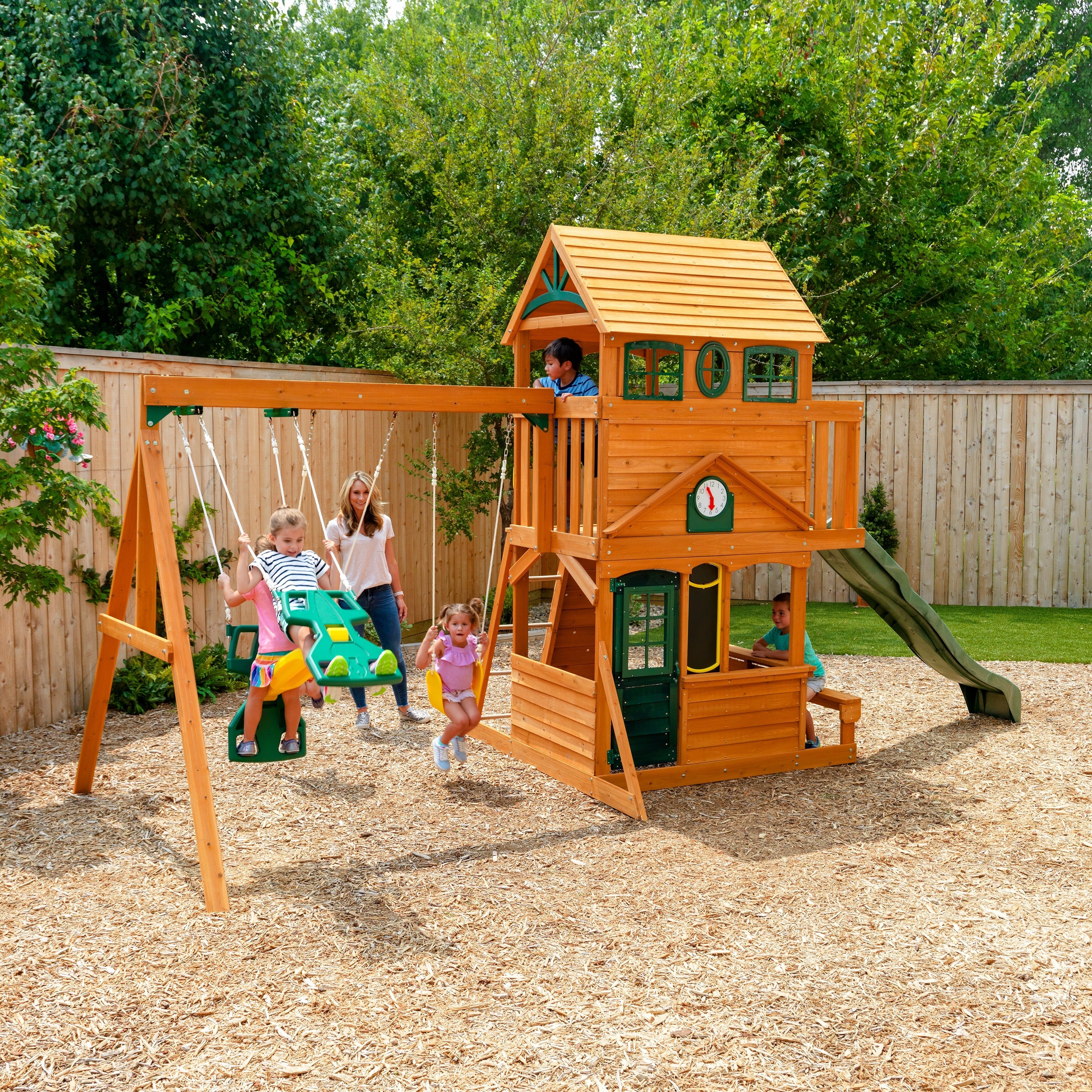 wooden play centre