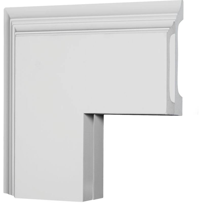 14"W x 4"P x 14"L Perimeter Outside Corner for 8" Deluxe Coffered Ceiling System (Kit)
