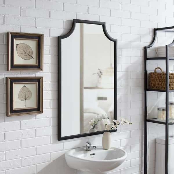 Copper Grove Vertou Oil Rubbed Bronze Black Wall Mirror Copper Grove Vertou Oil Rubbed