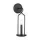 preview thumbnail 2 of 2, Sonnet 1-light Matte Black Wall Sconce