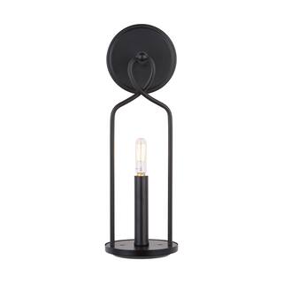 Sonnet 1-light Matte Black Wall Sconce