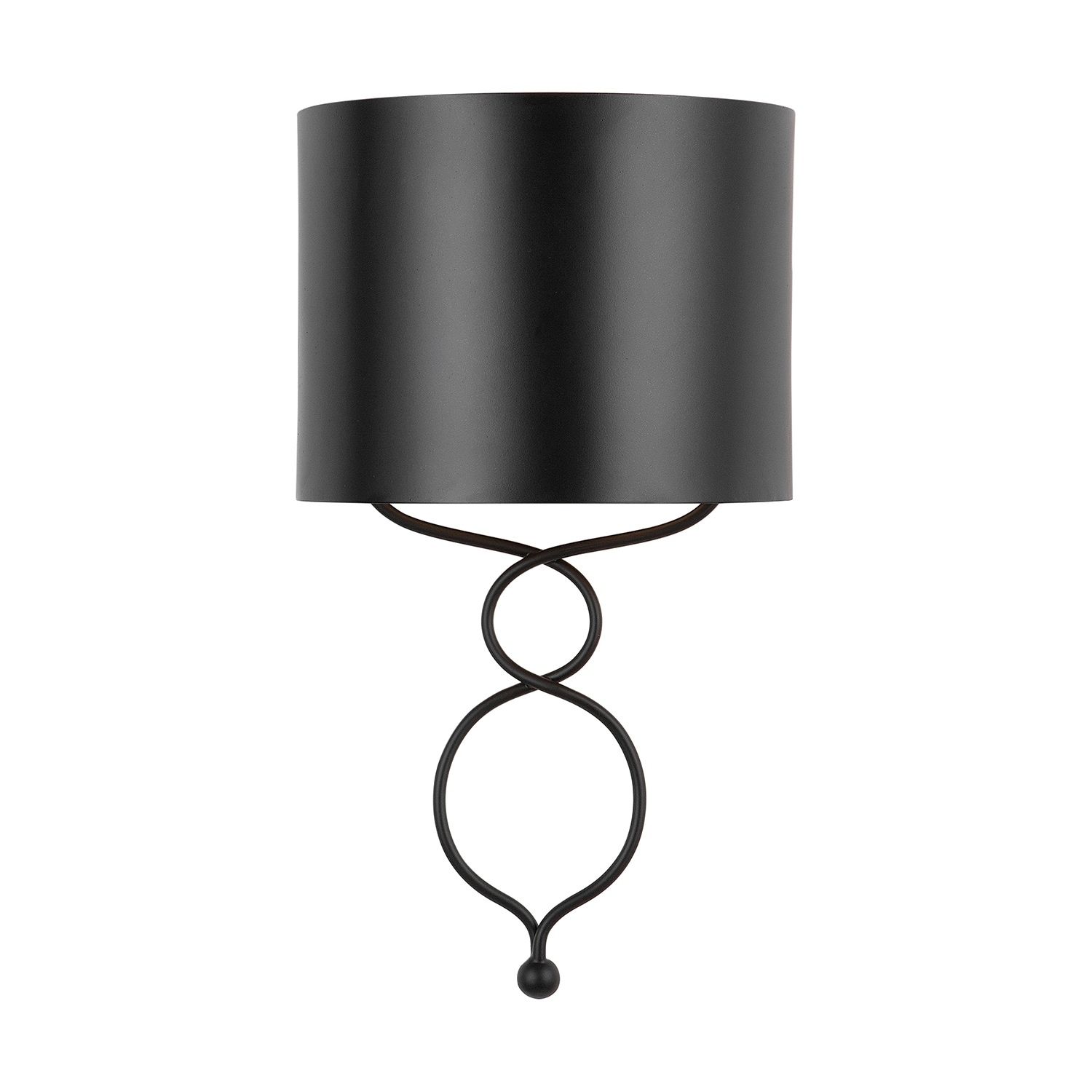 Sonnet 1-light Matte Black Wall Sconce
