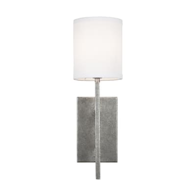 Bryce 1-light Antique Silver Wall Sconce