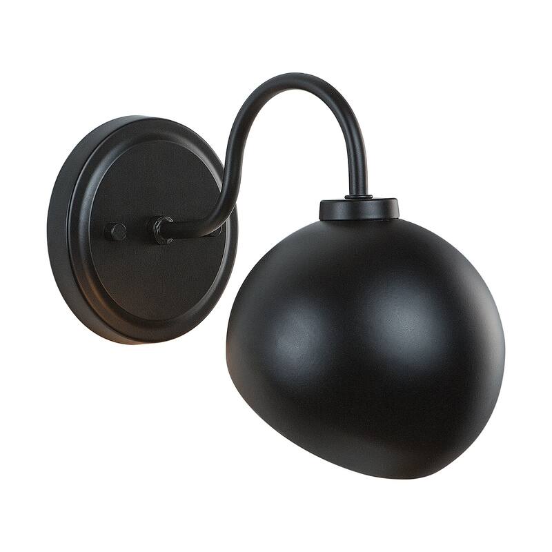 Hadley 1-light Matte Black Wall Sconce