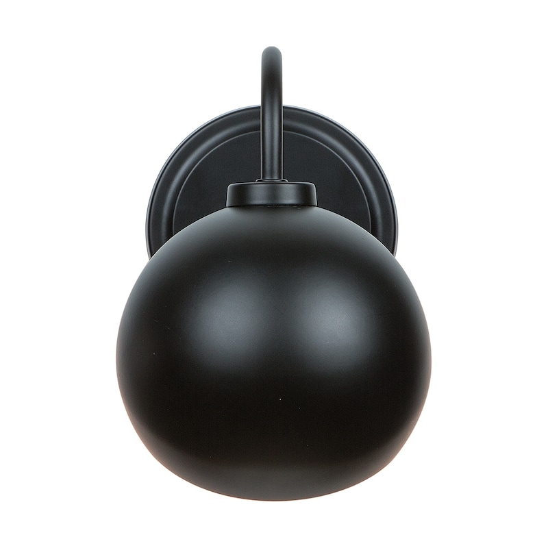 Hadley 1-light Matte Black Wall Sconce