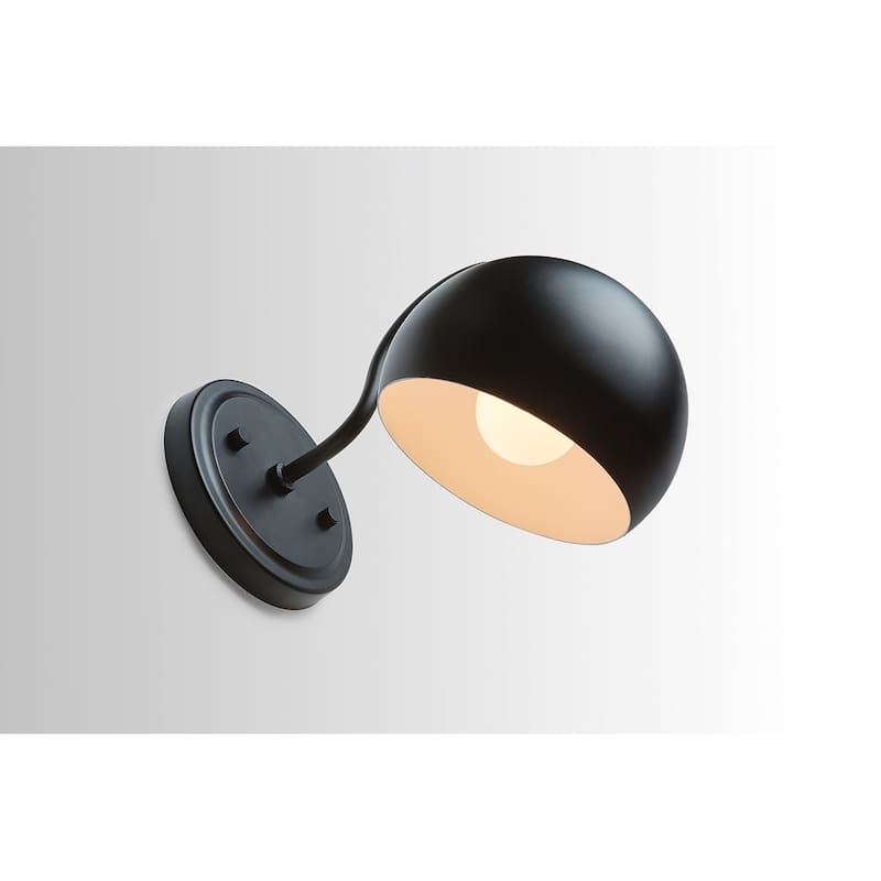 Hadley 1-light Matte Black Wall Sconce