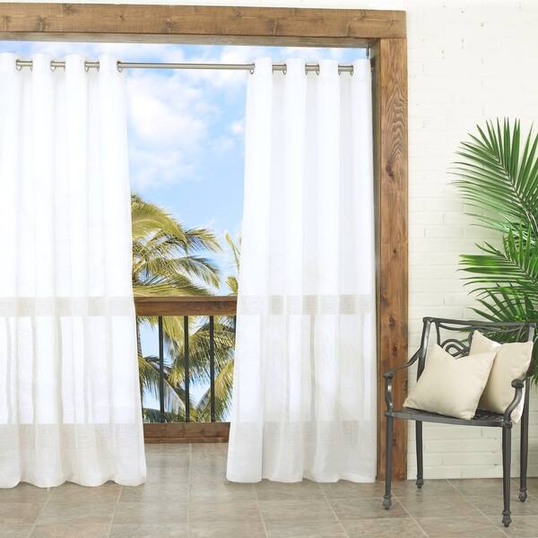 Waverly Sun N Shade Resort Sheer Curtain Panel Waverly Sun N Shade Resort Sheer