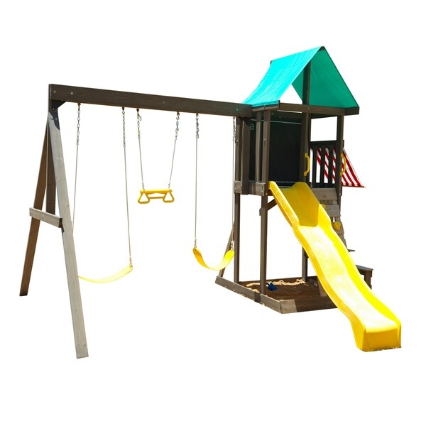 KidKraft Newport Wooden Swing Set Playset Bed Bath Beyond 28546229