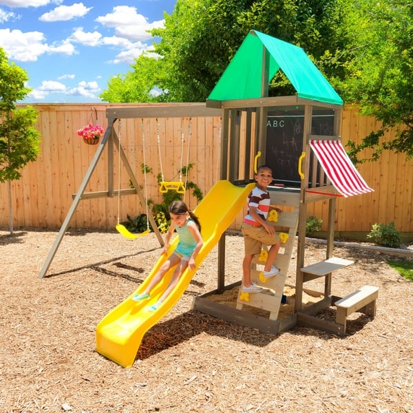 Playground Seacove Wooden Playset Seacove Swing Set KidKraft - Main Image
