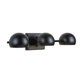 Hadley 3-light Matte Black Bath/Vanity Fixture