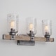preview thumbnail 4 of 2, Nolan 3-light Urban Wash Handcrafted Bath/Vanity Fixture