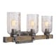 preview thumbnail 2 of 2, Nolan 3-light Urban Wash Handcrafted Bath/Vanity Fixture