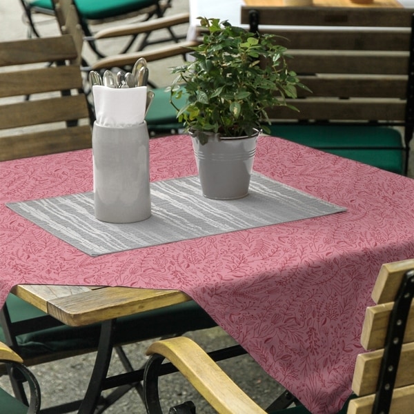 Full Color Ditsy Floral Pattern Square Tablecloth ...