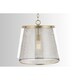 preview thumbnail 3 of 2, Abbott 1-light Aged Brass Pendant