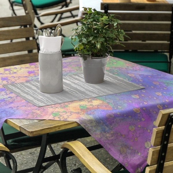 Multicolor Planets & Stars Square Tablecloth. Opens flyout.