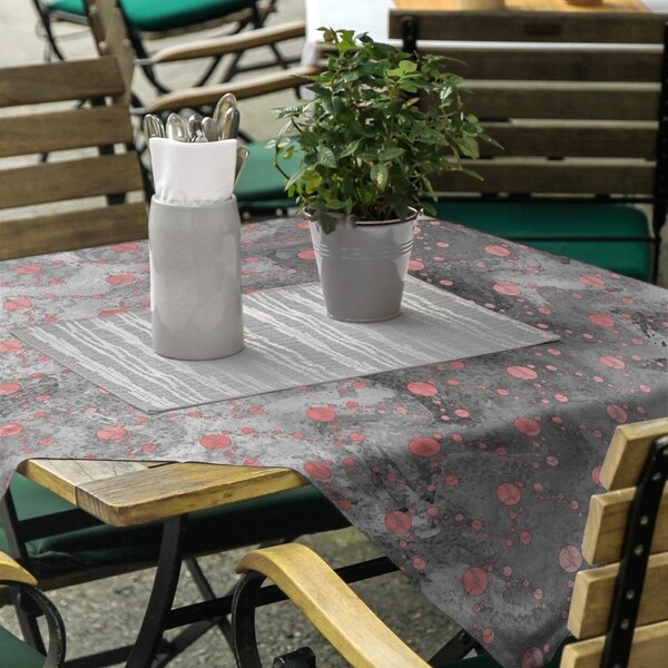 Monochrome Planets & Stars Square Tablecloth. Opens flyout.