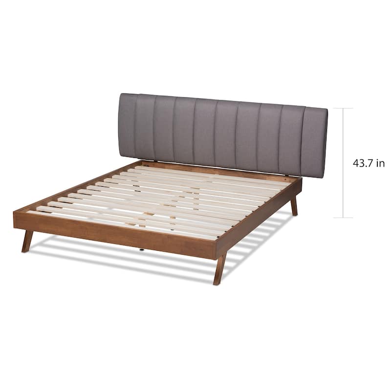Carson Carrington Idvattnet Mid-century Modern Fabric Bed