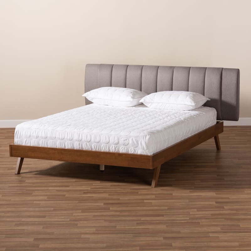 Carson Carrington Idvattnet Mid-century Modern Fabric Bed