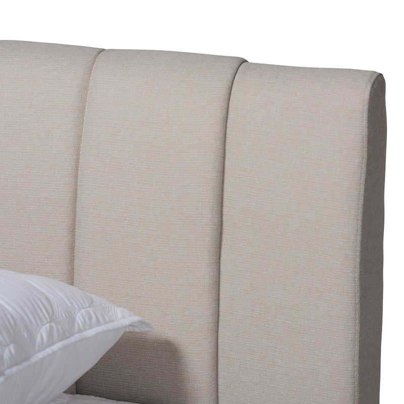 Carson Carrington Idvattnet Mid-century Modern Fabric Bed