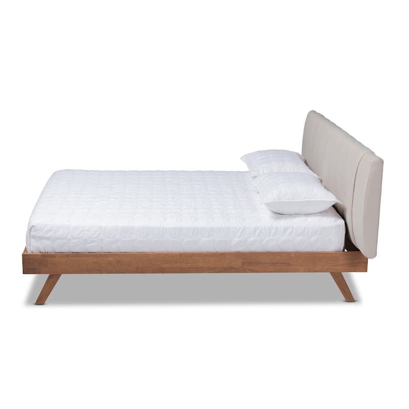 Carson Carrington Idvattnet Mid-century Modern Fabric Bed