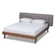 Carson Carrington Idvattnet Mid-century Modern Fabric Bed - On Sale ...