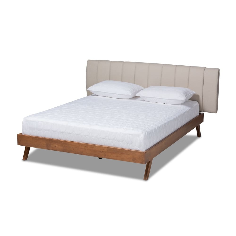 Carson Carrington Idvattnet Mid-century Modern Fabric Bed