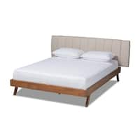 Carson Carrington Idvattnet Mid-century Modern Fabric Bed - On Sale ...