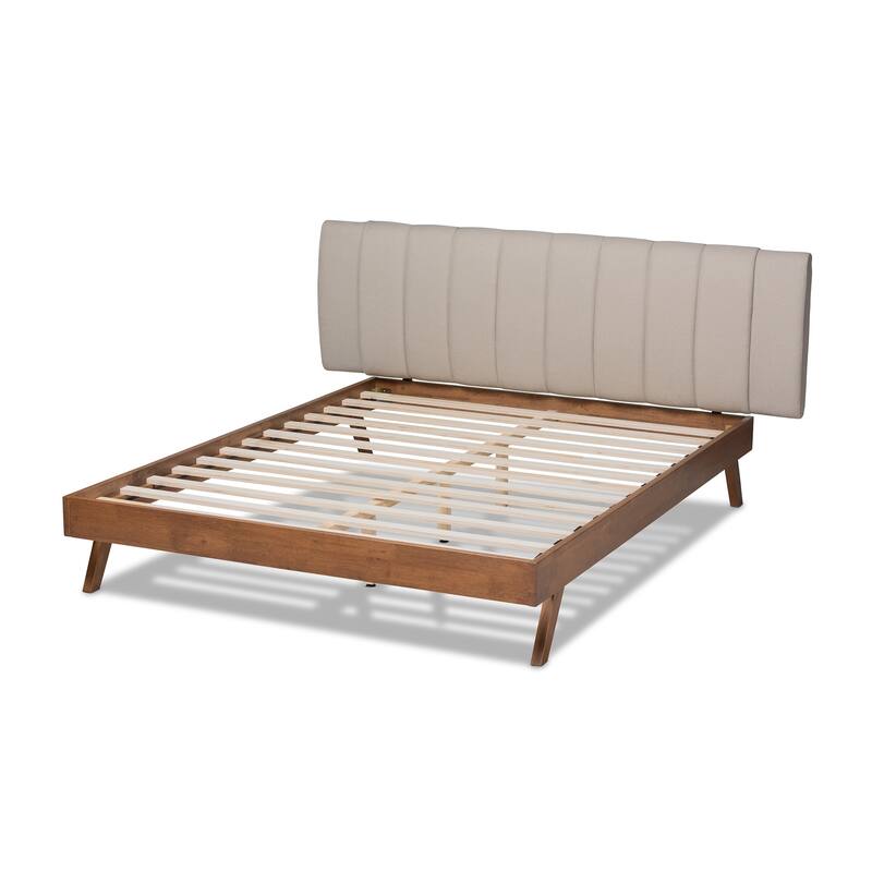 Carson Carrington Idvattnet Mid-century Modern Fabric Bed