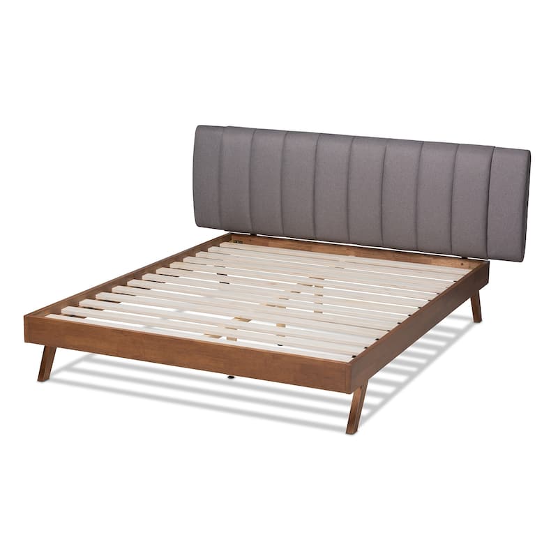 Carson Carrington Idvattnet Mid-century Modern Fabric Bed