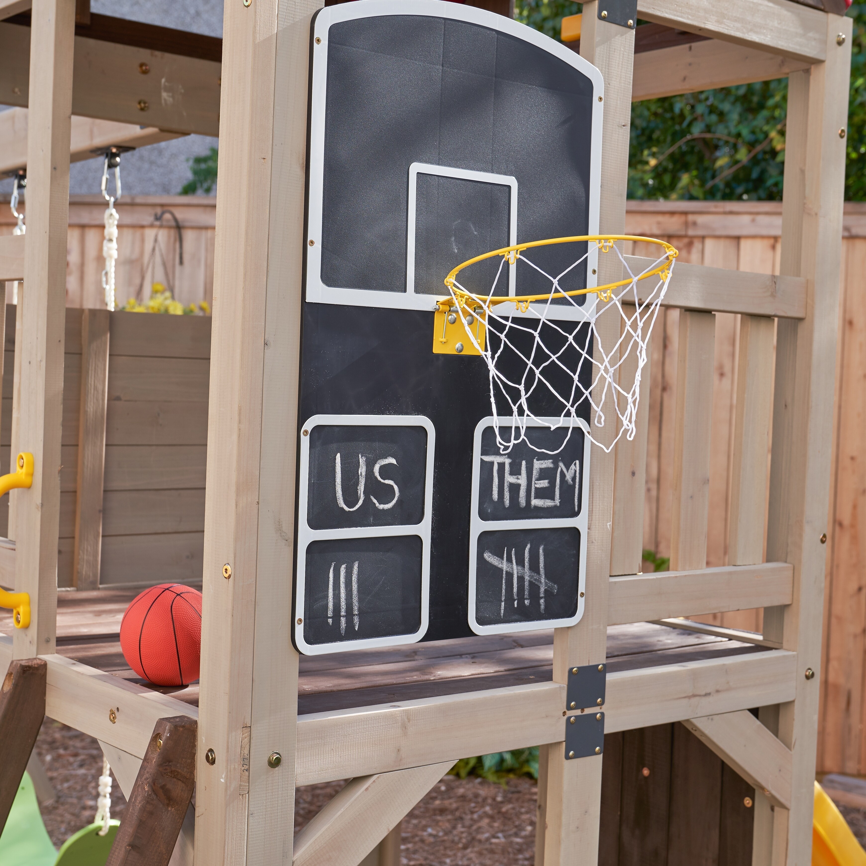 summerhill wooden swing set