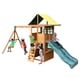 preview thumbnail 7 of 6, KidKraft Treasure Cove Wooden Swing Set / Playset