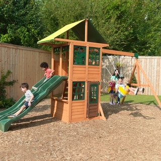 KidKraft Treasure Cove Wooden Swing Set / Playset