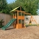 preview thumbnail 2 of 6, KidKraft Treasure Cove Wooden Swing Set / Playset