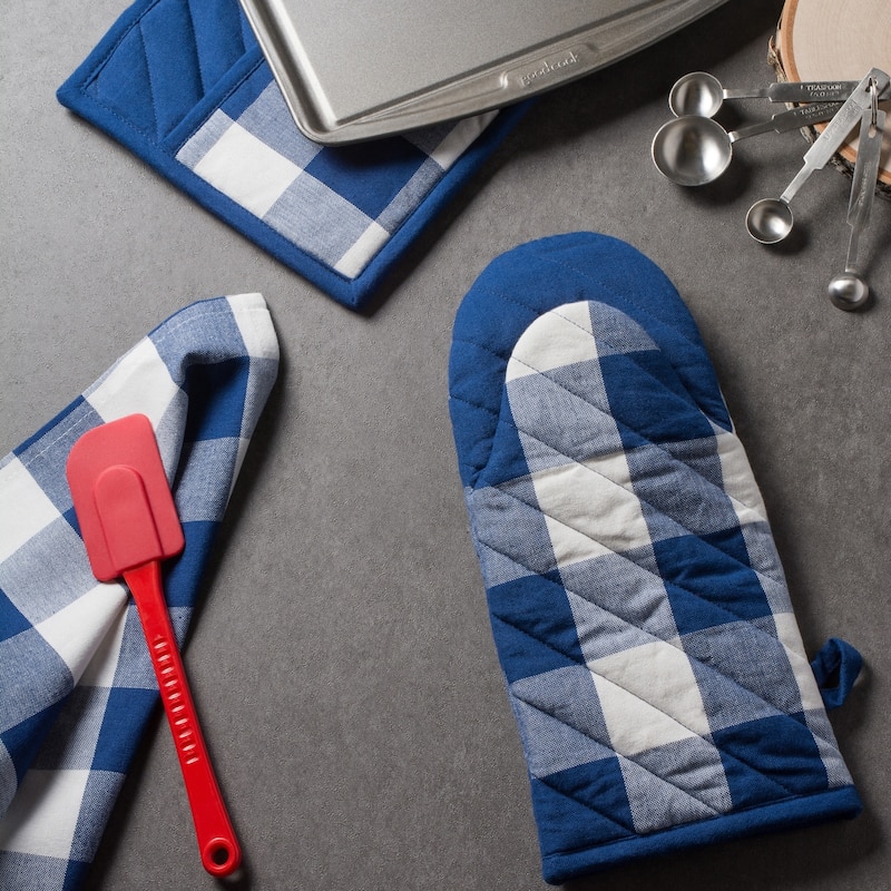 DII Buffalo Check Oven Mitt (Set of 2)