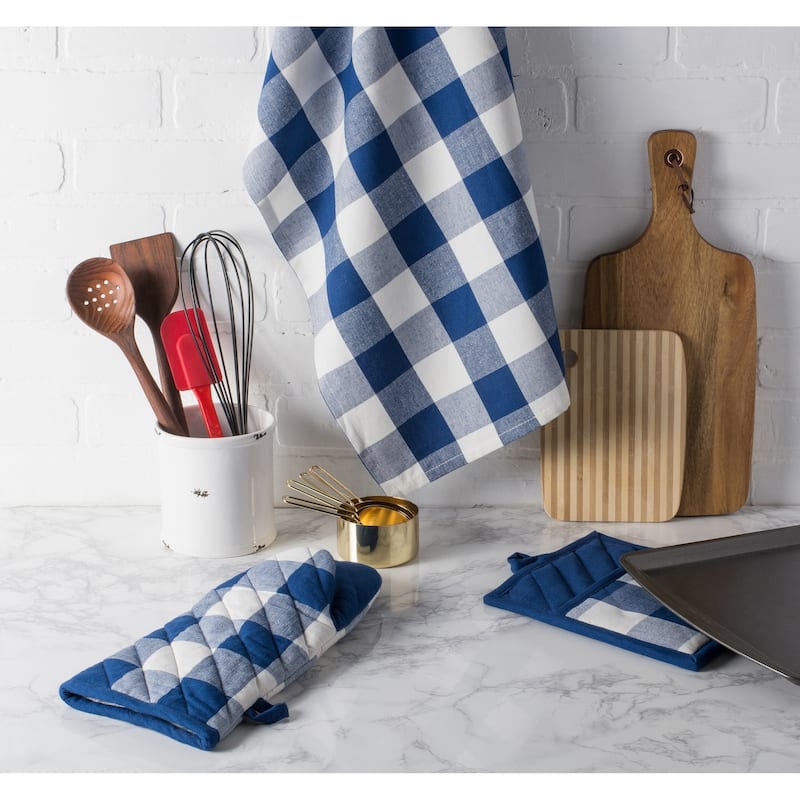 DII Buffalo Check Oven Mitt (Set of 2)
