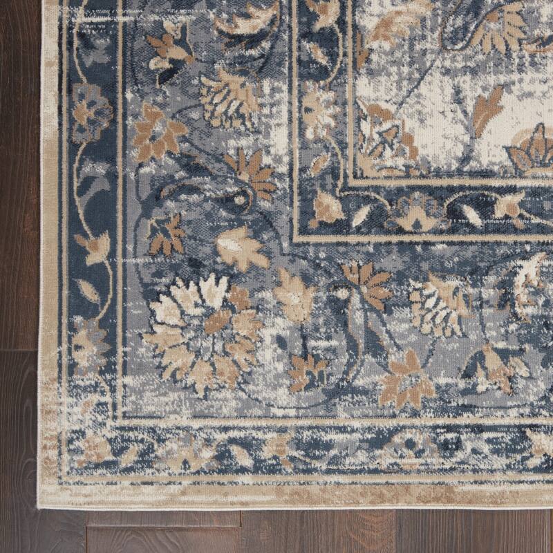 Malta Distressed Traditional Area Rug by Nourison