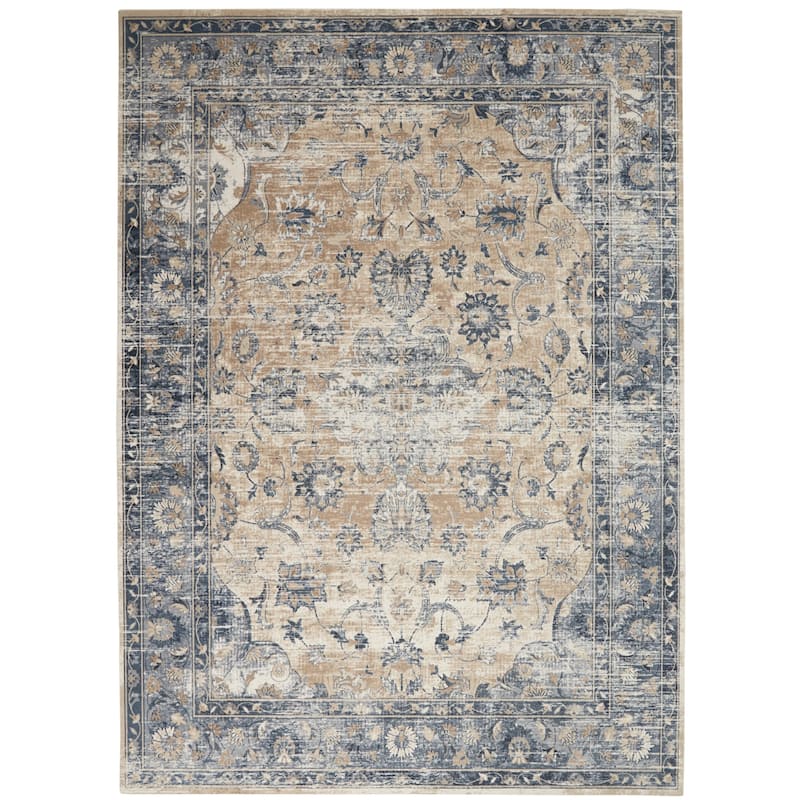 Malta Distressed Traditional Area Rug by Nourison
