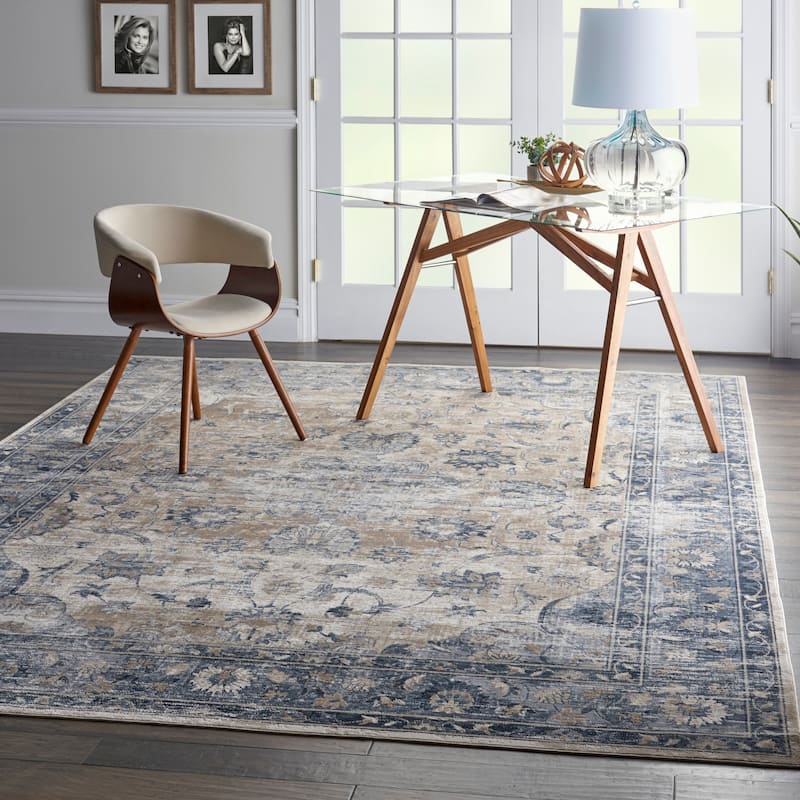 Malta Distressed Traditional Area Rug by Nourison