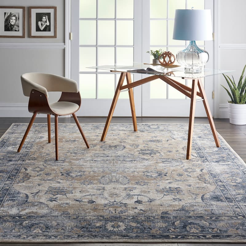 Malta Distressed Traditional Area Rug by Nourison