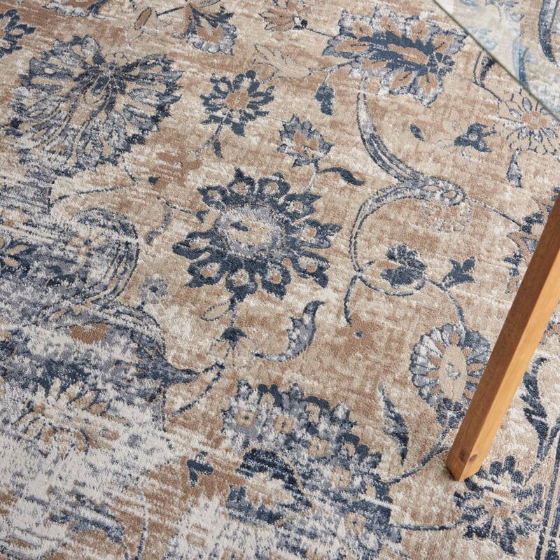 Malta Distressed Traditional Area Rug by Nourison