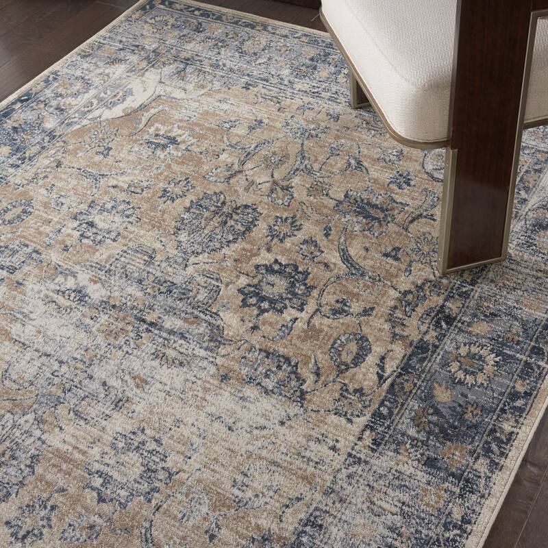 Malta Distressed Traditional Area Rug by Nourison