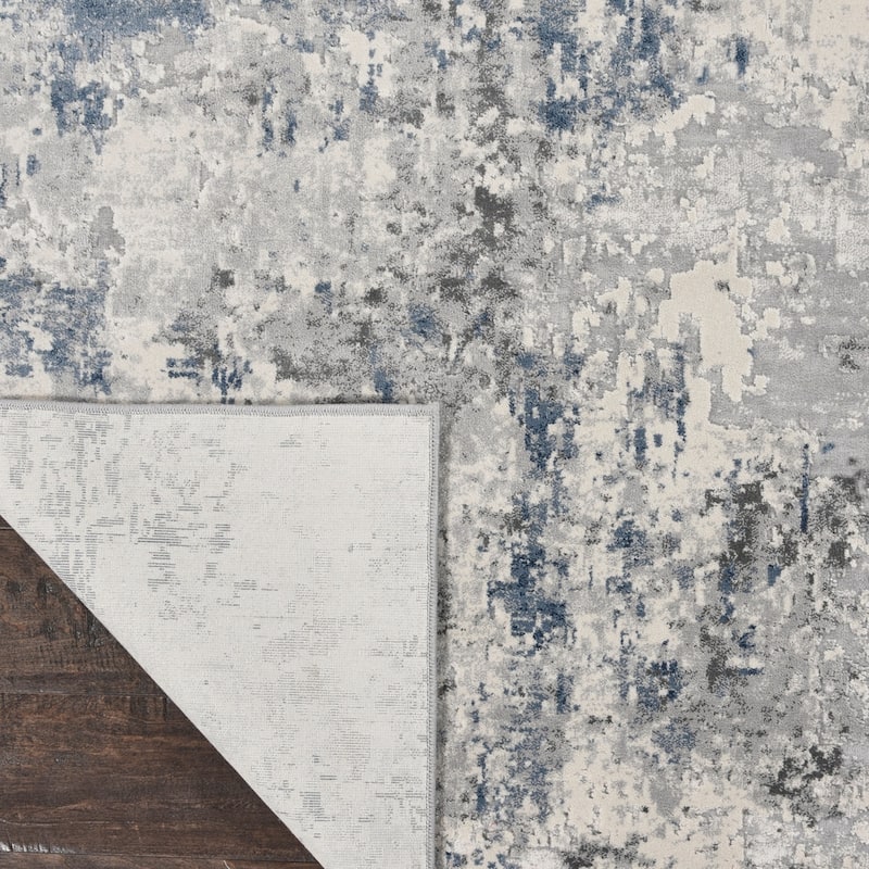 Porch & Den Meadowgrass Distressed Abstract Area Rug