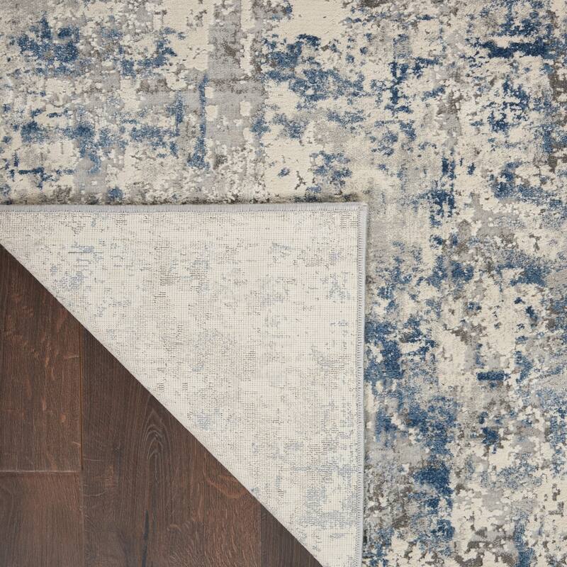 Porch & Den Meadowgrass Distressed Abstract Area Rug
