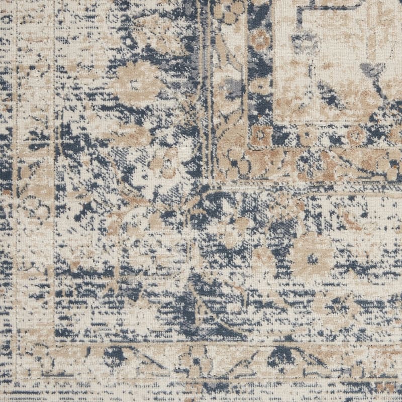 Malta Vintage Distressed Medallion Area Rug by Nourison