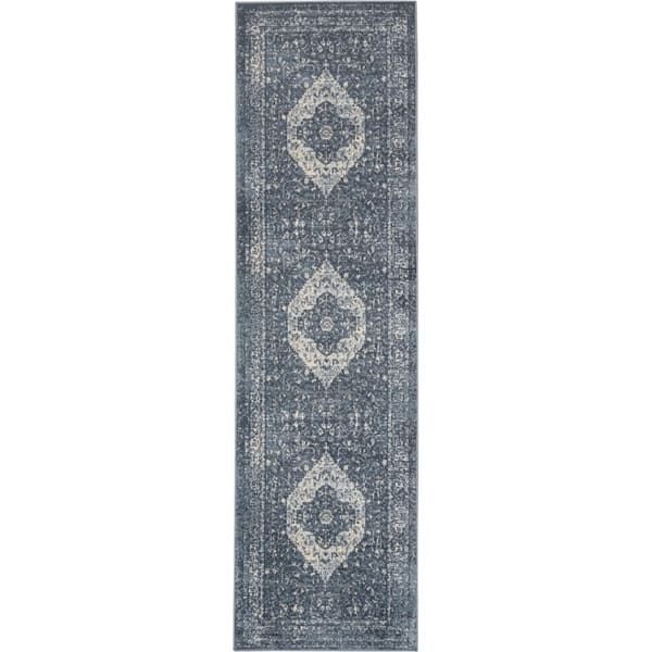 Malta Vintage Distressed Medallion Area Rug by Nourison